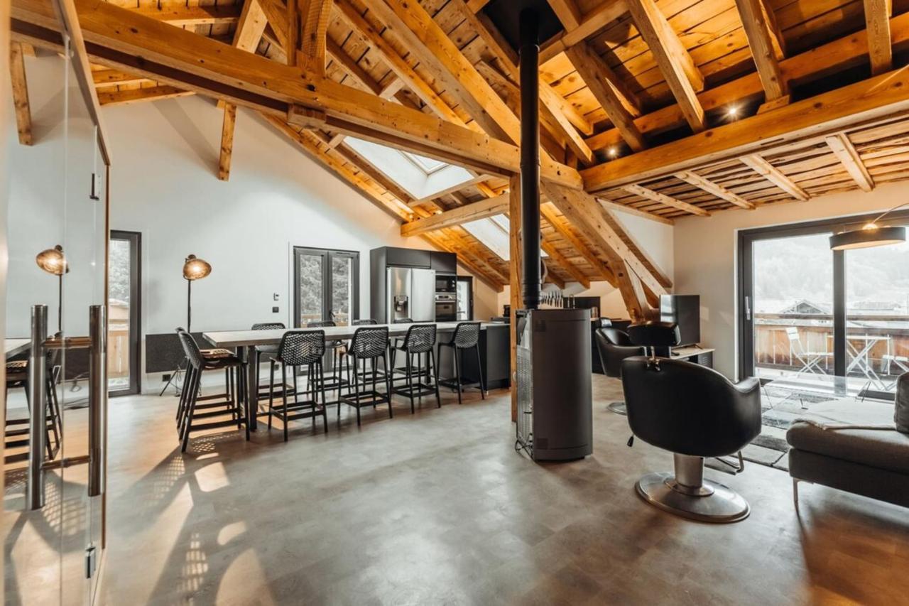 Luxurious 3-Bedroom Flat With Sauna And Garage 霞慕尼 外观 照片