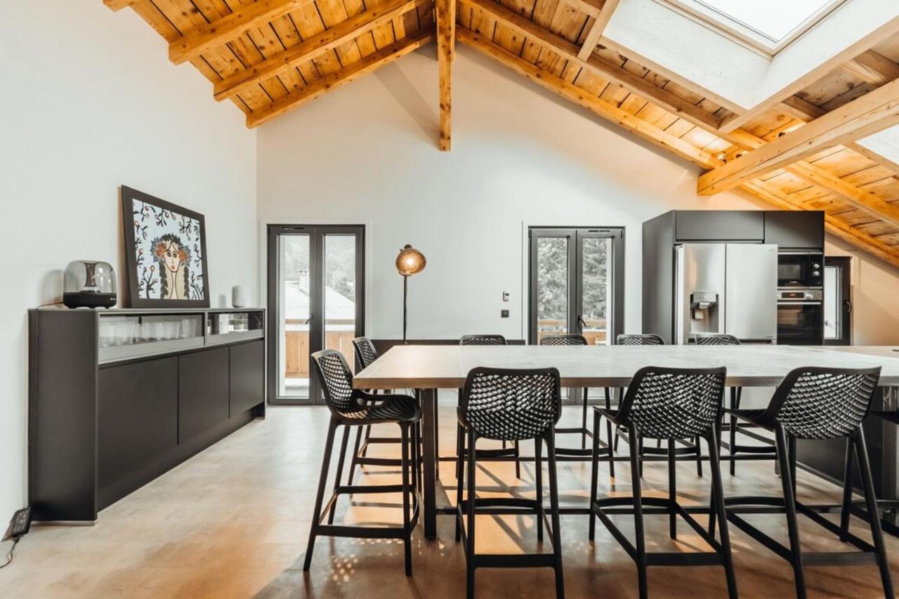 Luxurious 3-Bedroom Flat With Sauna And Garage 霞慕尼 外观 照片
